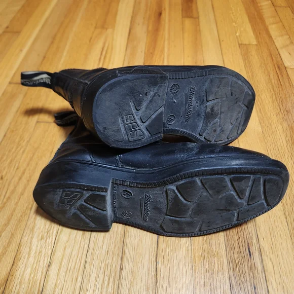 Black Leather Men's Shoes - Picture 4 of 4